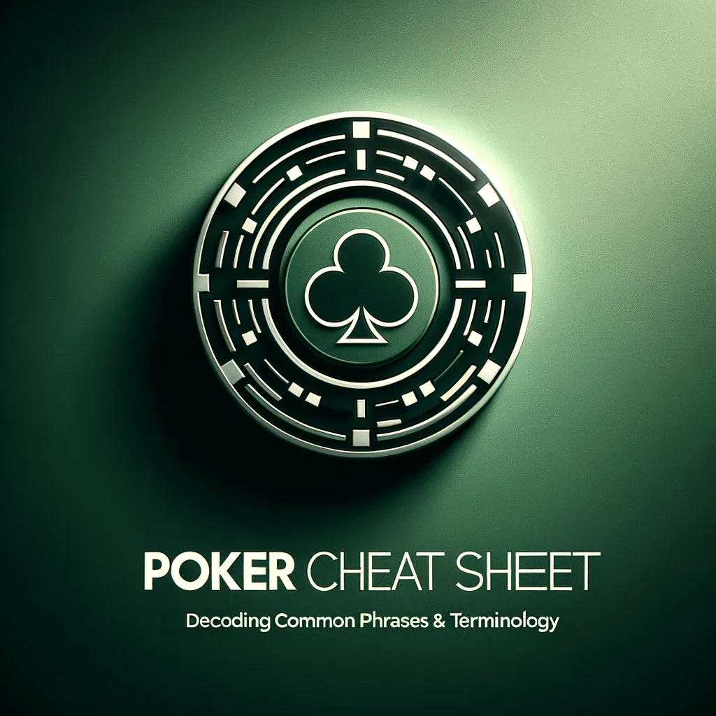 Poker Cheat Sheet: Decoding Phrases & Terminology   DriveHUD