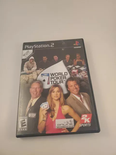World Poker Tour Playstation 2 PS2 Game Complete