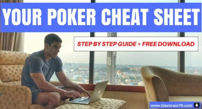 free poker cheat sheet