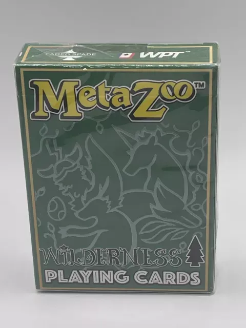 Metazoo Kickstarter WILDERNESS Sealed Playing Card Deck - Poker USPCC WPT