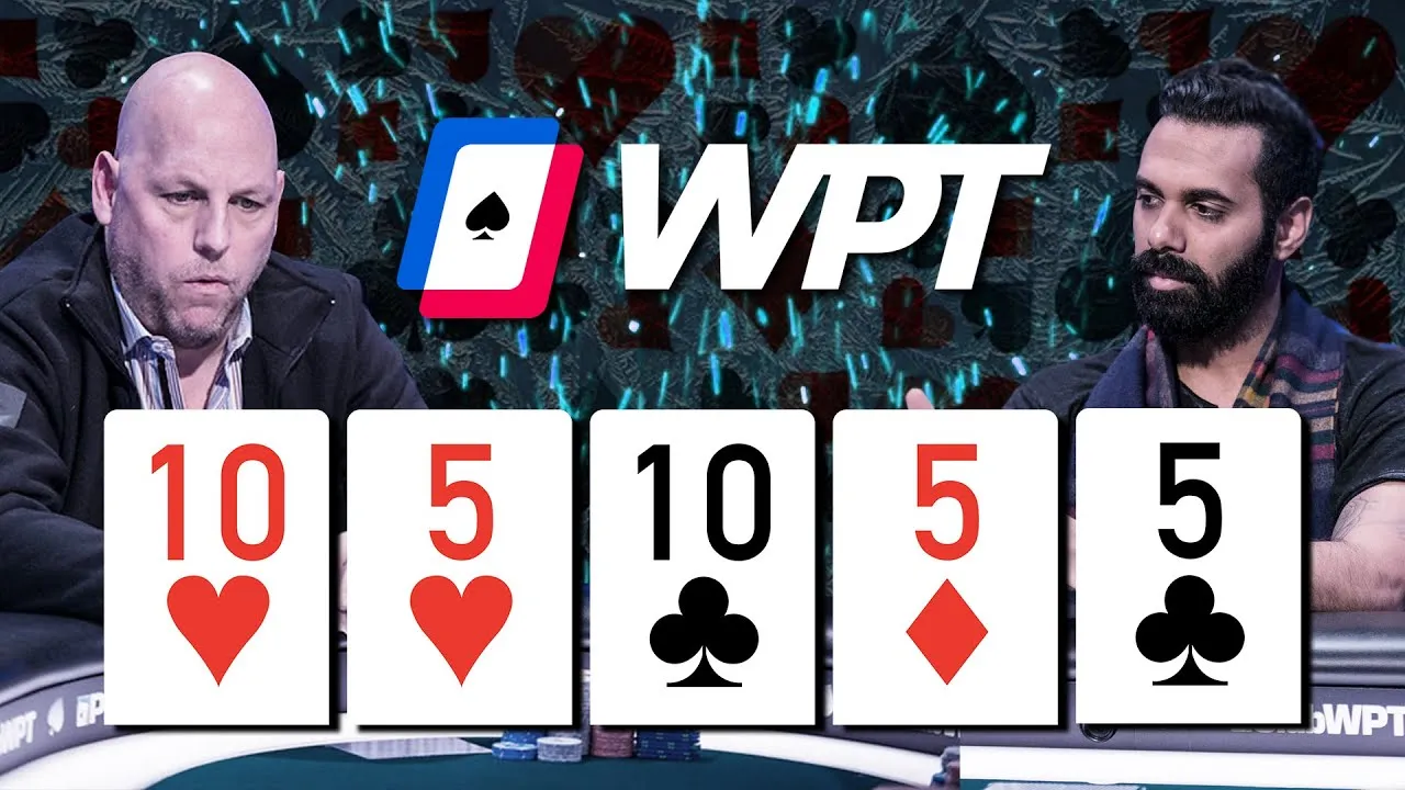 1300000 Pot with Full House on Board at WPT Final Table - YouTube