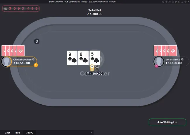 CoinPoker spreads poker at 7-max, 4-handed, and heads-up cash tables