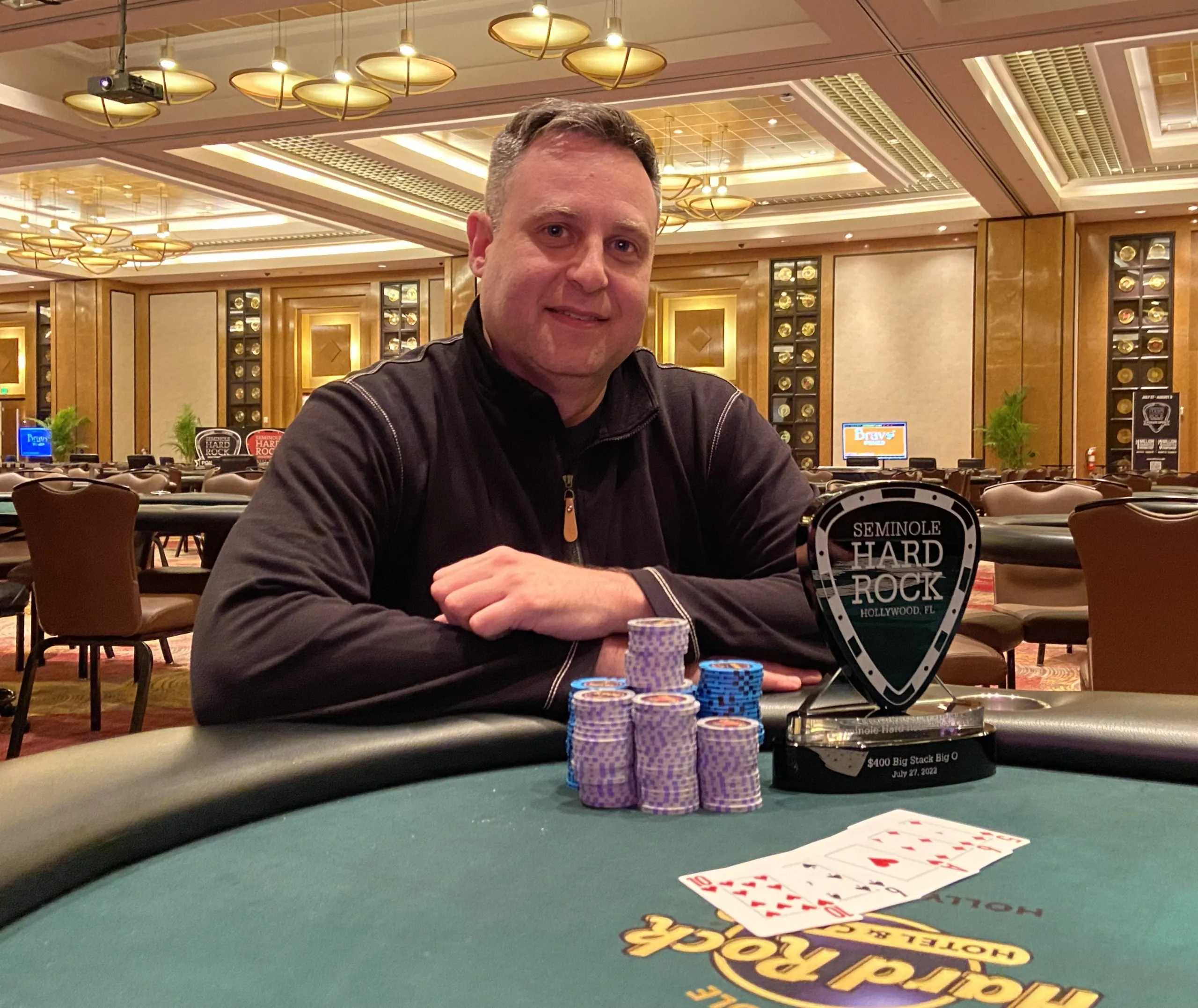 Hal Rotholz Wins Event 3 of the 2022 Seminole Hard Rock Poker Open Outright for $11860   Seminole Hard Rock Hollywood Poker