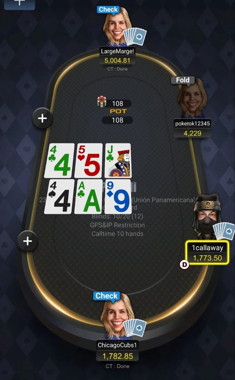 high stakes poker online double board