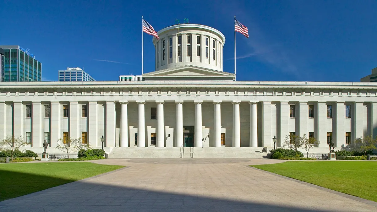 Stock image of the Ohio State Capitol