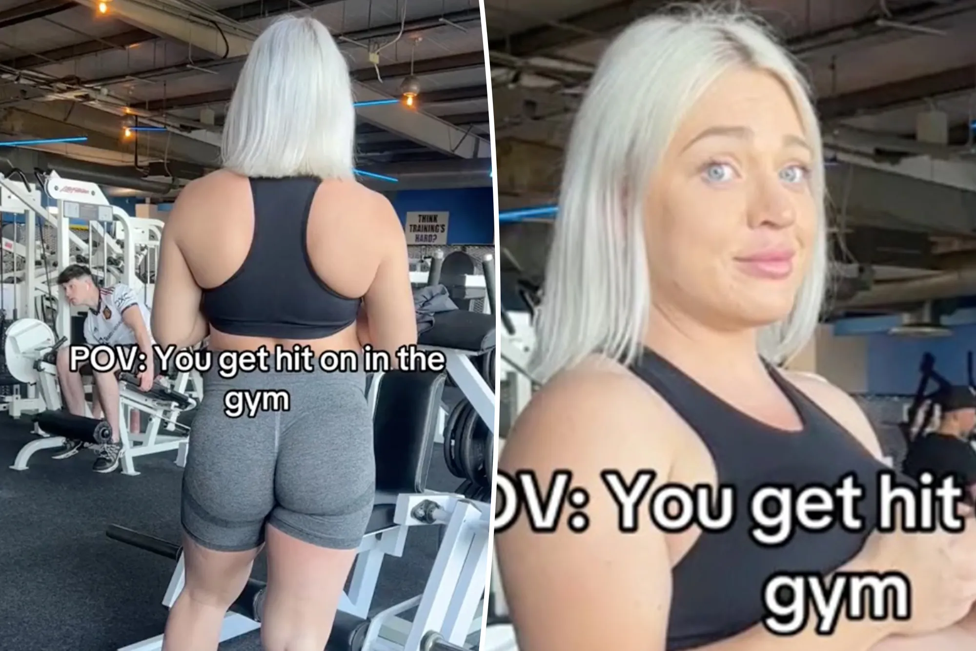 Men keep hitting on me at the gym, then I turn around and they get a huge surprise