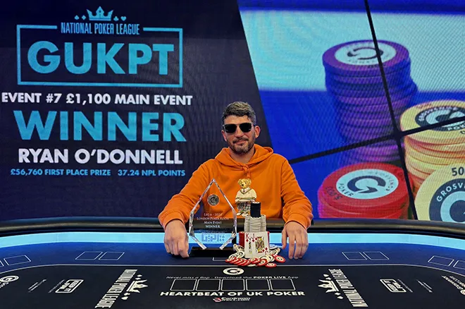 Ryan ODonnell wins the 2024 GUKPT London Main Event (£56760)   PokerNews