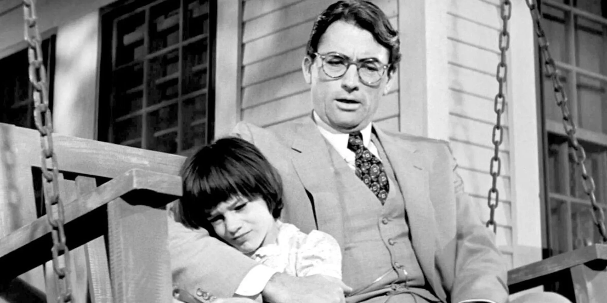 Mary Badham and Gregory Peck in ‘To Kill a Mockingbird’