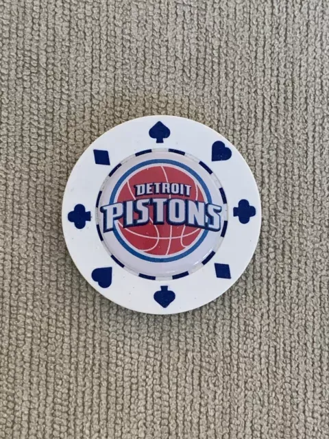 Detroit Pistons Chip Card Guard , WSOP, WPT, NL Holdem Poker Table