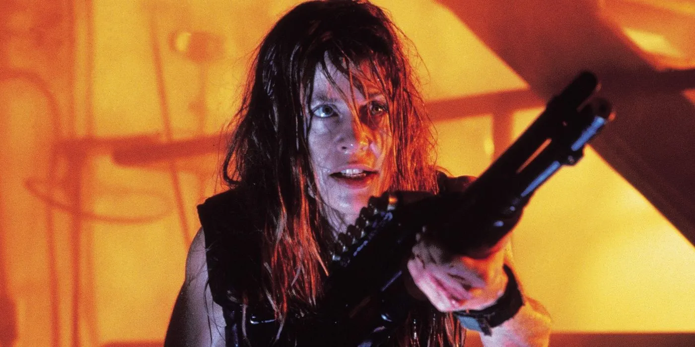 Linda Hamilton in Terminator 2: Judgment Day