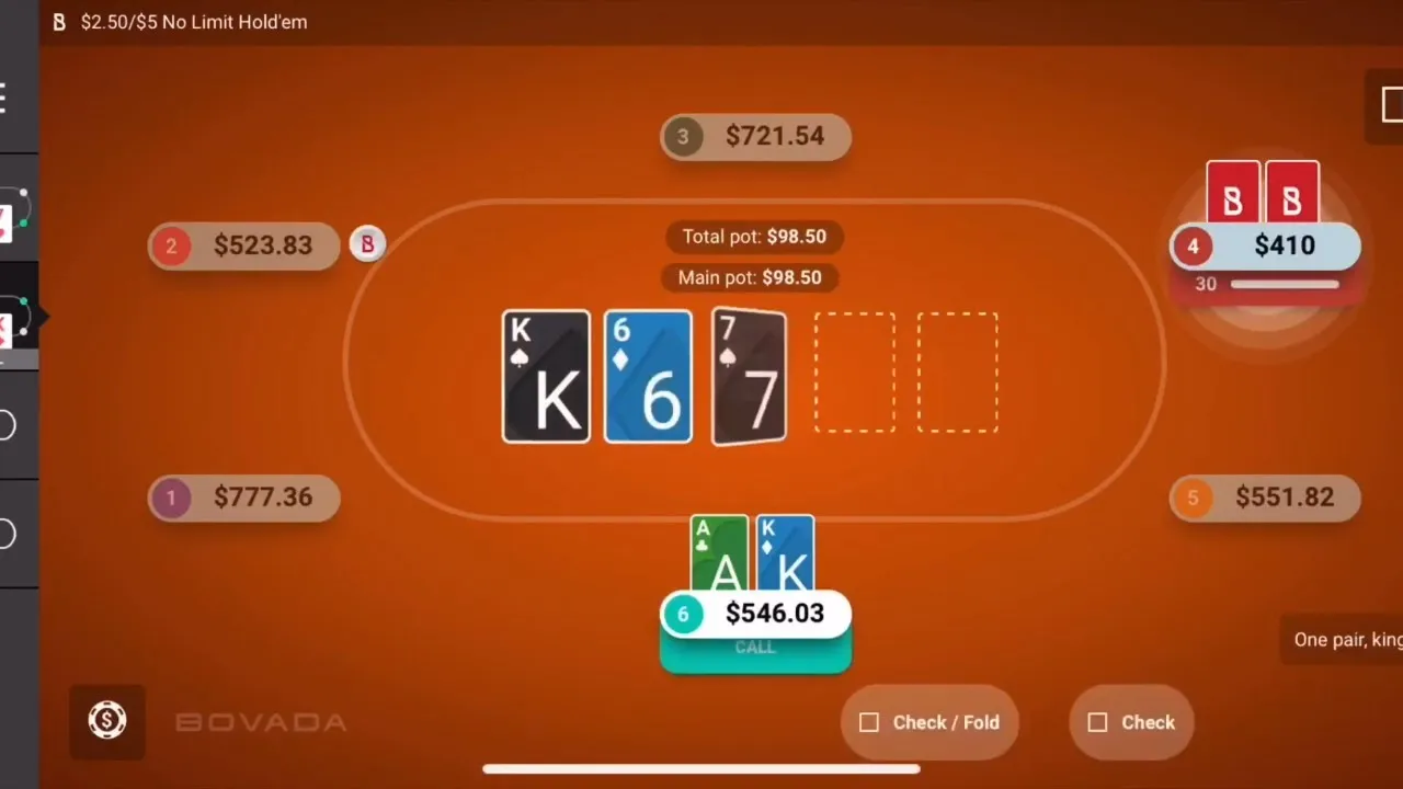 Bovada Poker High Stakes Poker 2/5 No Limit - Awesome! - YouTube