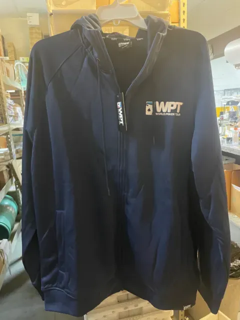 NWT WPT XL Hoodie World Poker Tour jacket clothes Extra Large sweatshirt jacket