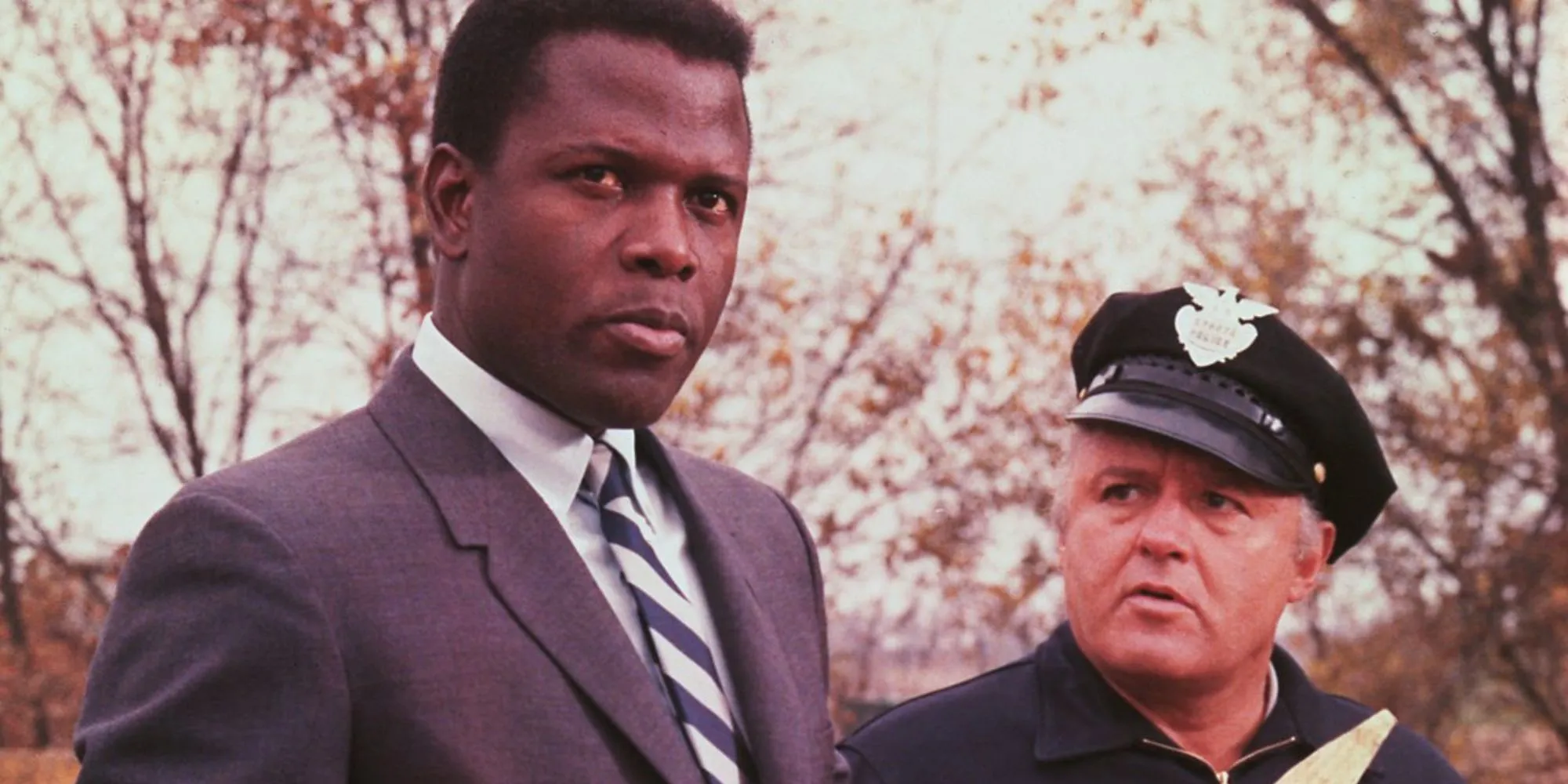 Detective Virgil Tibbs and Police Chief Bill Gillespie work the case in ‘In the Heat of the Night’.