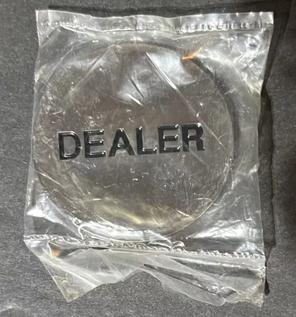 Dealer World Poker Tour Metal Coin (Still Sealed in Package)