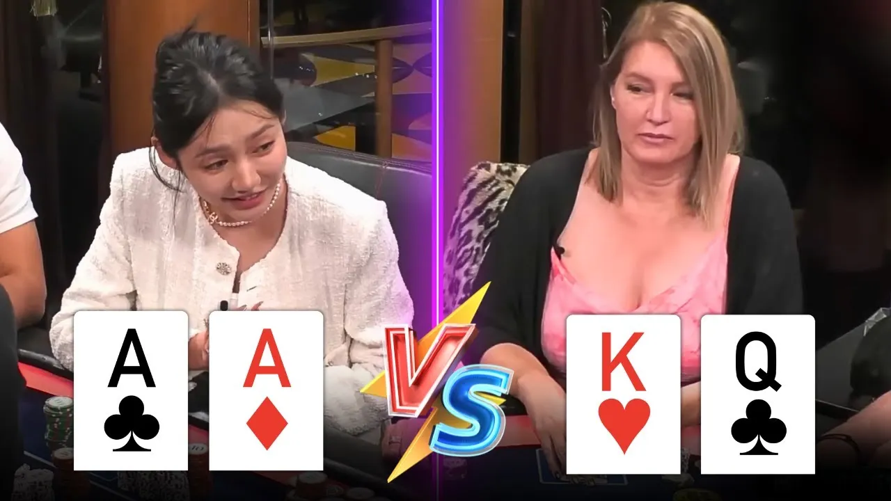 $65000 on the Line: A Poker Queen’s Epic Win at LIVE Cash Game - YouTube