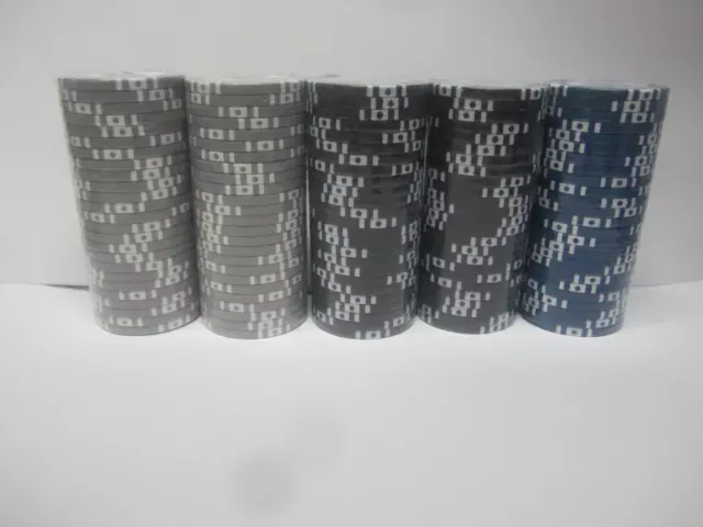 NOS LOT OF 125 WORLD POKER TOUR SEALED Heavy Clay Chips – 5 Sleeves Of 25