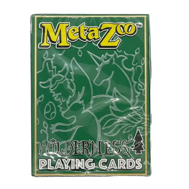 Metazoo Kickstarter USPCC WPT Poker Playing Card Sealed Deck WILDERNESS